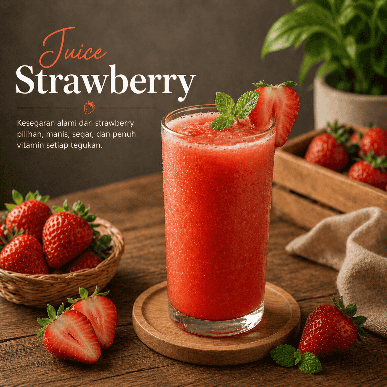 Juice Strawberry Kopi-Q